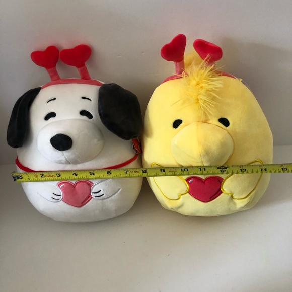 Squishmallows Valentine's Day SNOOPY WOODSTOCK Peanuts 8" Plush Stuffed Animals - Picture 12 of 12